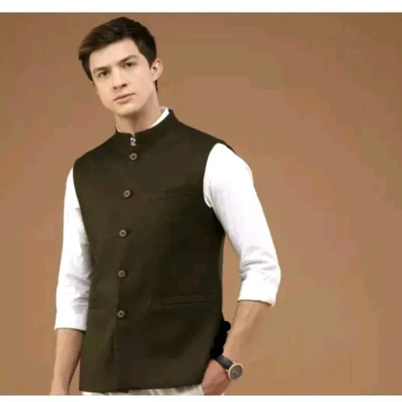 Rompi Muslim Pria / Vest Pria Muslim Model Pakistan Full Furing