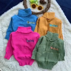 Sweater rajut turtleneck baby ZIYA korean style usia 6-18 bulan cewek cowok Bayi