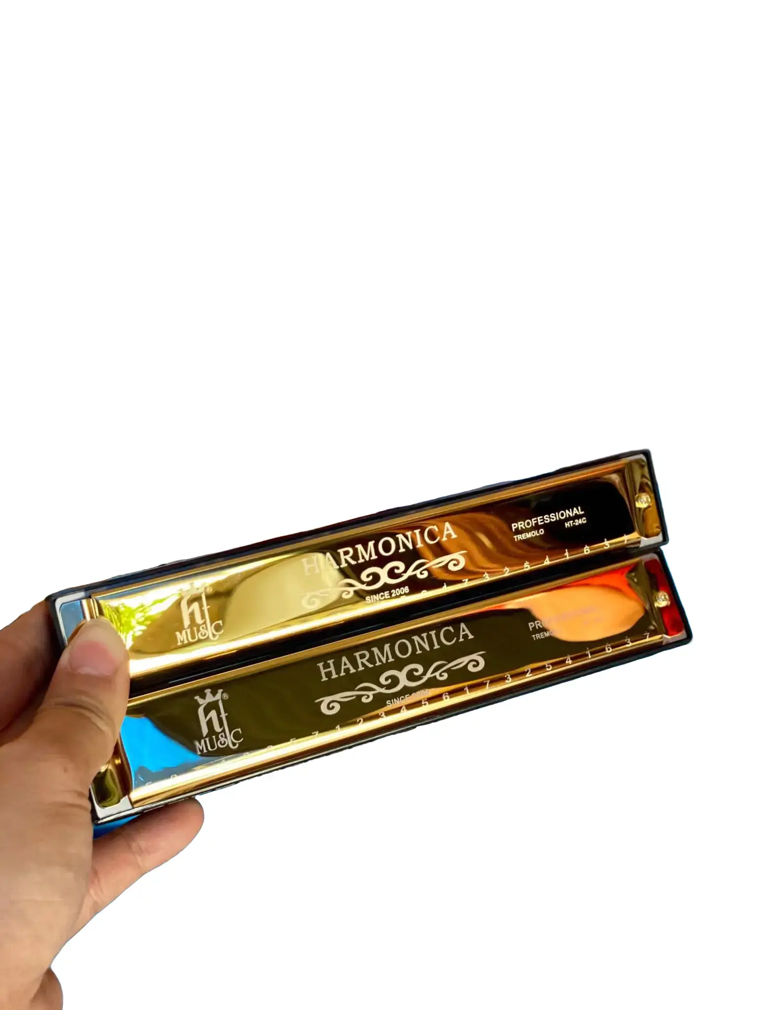 Kèn Harmonica Tremolo tone C hiệu HT Music