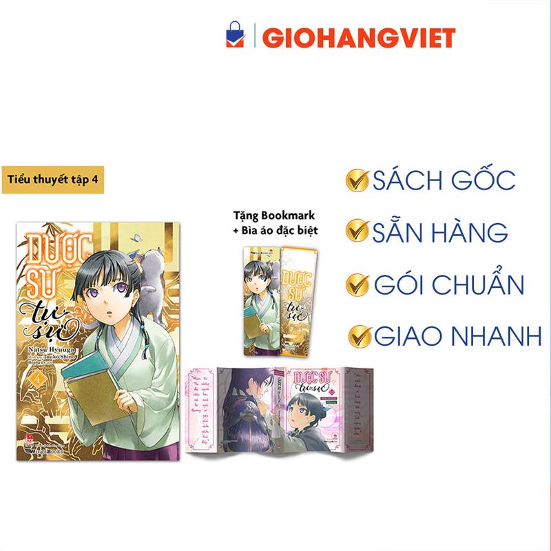  Truyện Dược Sư Tự Sự  Light-novel  lẻ tập 1,2,3,4 