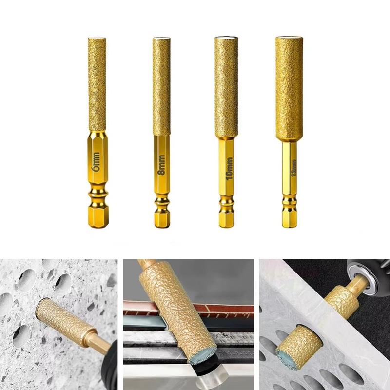Đầu mài đánh bóng Kích thước 6/8/10/12mm Mũi khoan lõi hình lục giác Thiết kế…