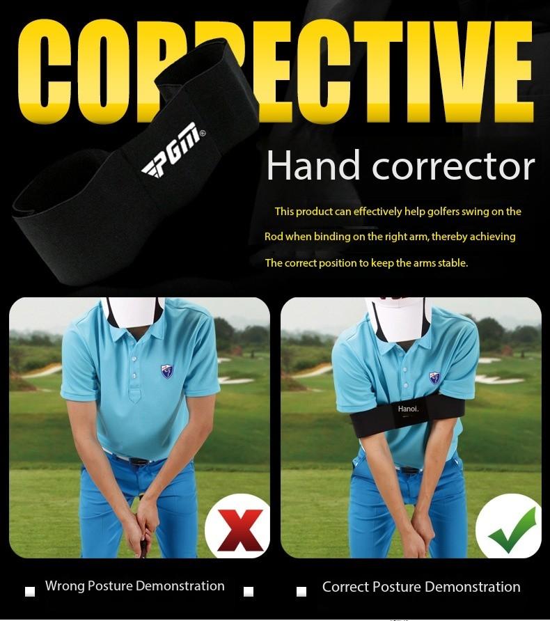 Product Introduction of [PGM] Golf Practice Products Beginner Golf Action Corrector Hand Action Brace Jzq005 8
