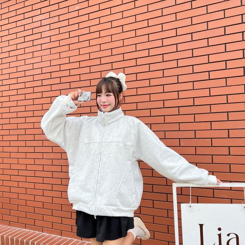 Áo Sweater Nỉ Unisex Form Rộng Viền Nổi - 22Nastore