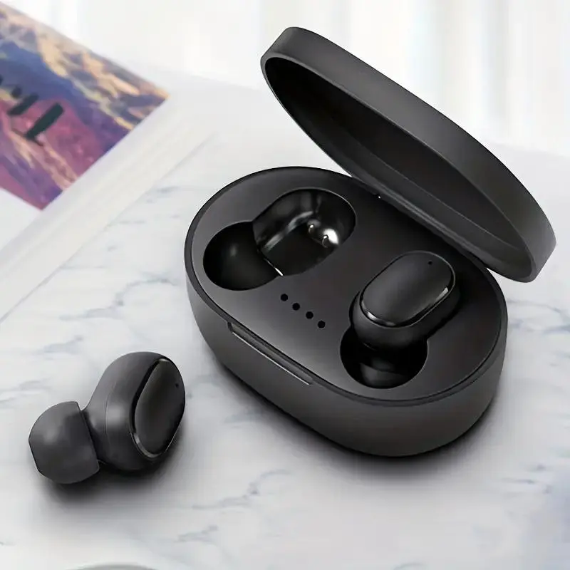 Wireless Earphone, In-ear Design Earphone with Charging Case, Noise Cancelling Headphone for Gaming, Sports, Office, Home, Audio
