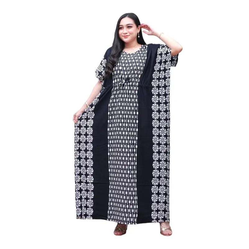 Daster Lowo Bali Jumbo Tali Serut Depan Longdress ld 140 XXXL Kelelawar Bumil Kekinian Terbaru Busui Motif Panjang Rayon Printing Wanita Pendek Tidur 3