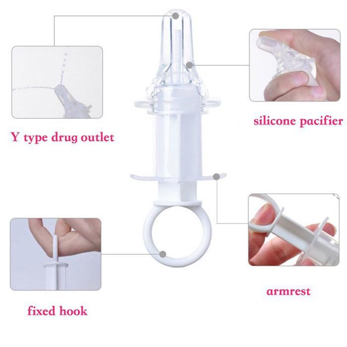 Dụng Cụ Cho Bé Uống Nước An Toàn, Có Đầu Silicon Mềm Mại, An toàn cho bé 3