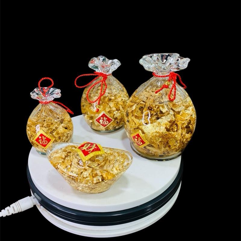 Túi tiền tài lộc, đĩnh vàng , hồ lô bày phong thuỷ