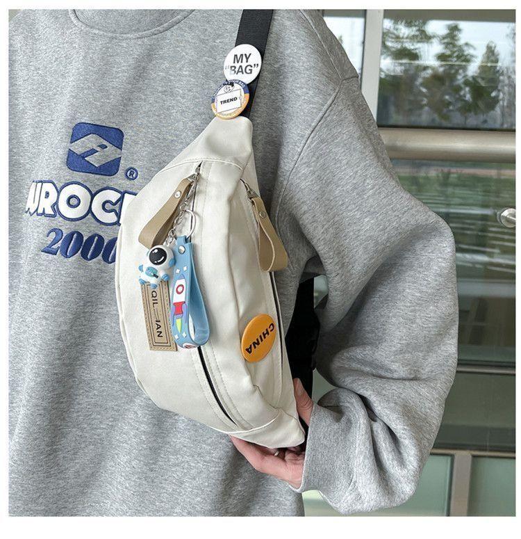 Product Introduction of 2025 New Trendy Chest Bag Phone Casual Simple Crossbody Bag Single Shoulder Bag Crossbody Bag Sports Waist Bag 9