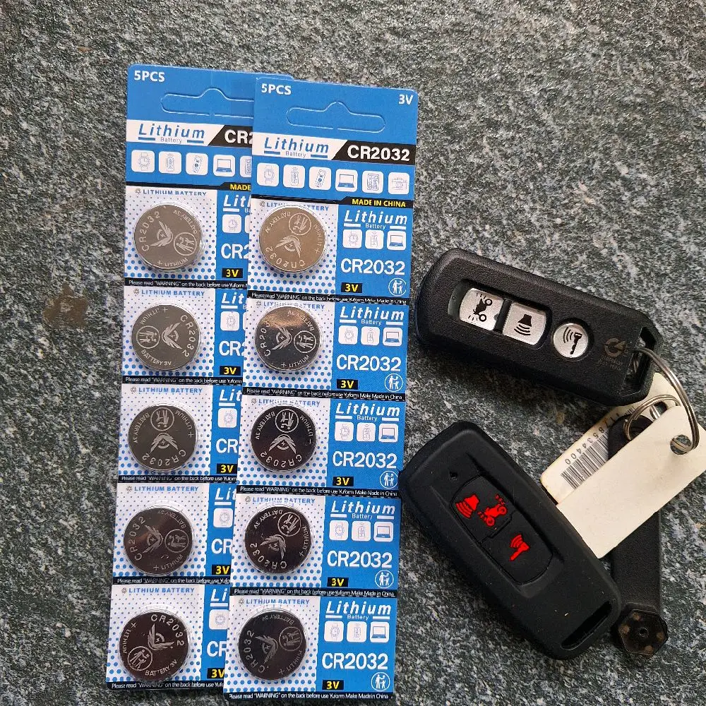 Combo 2 Vỉ Pin Cúc Áo Cr 2032 Dung Thay Pin Cho Remote Xe Máy Sh, Shmode, Vision, Ab, Lead, Thay Pin Cho Máy Tính
