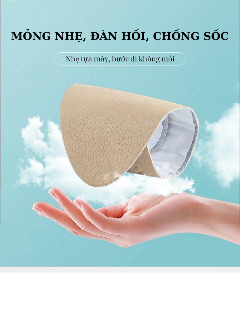 Product Introduction of Lót Giày Nữ Da Bò Thật MINSU M4030 Miếng Dán Lót Giày Cao Gót Bằng Da Bò Thấm Hút Mồ Hôi, Chống Trượt Dành Cho Nữ Leather 11