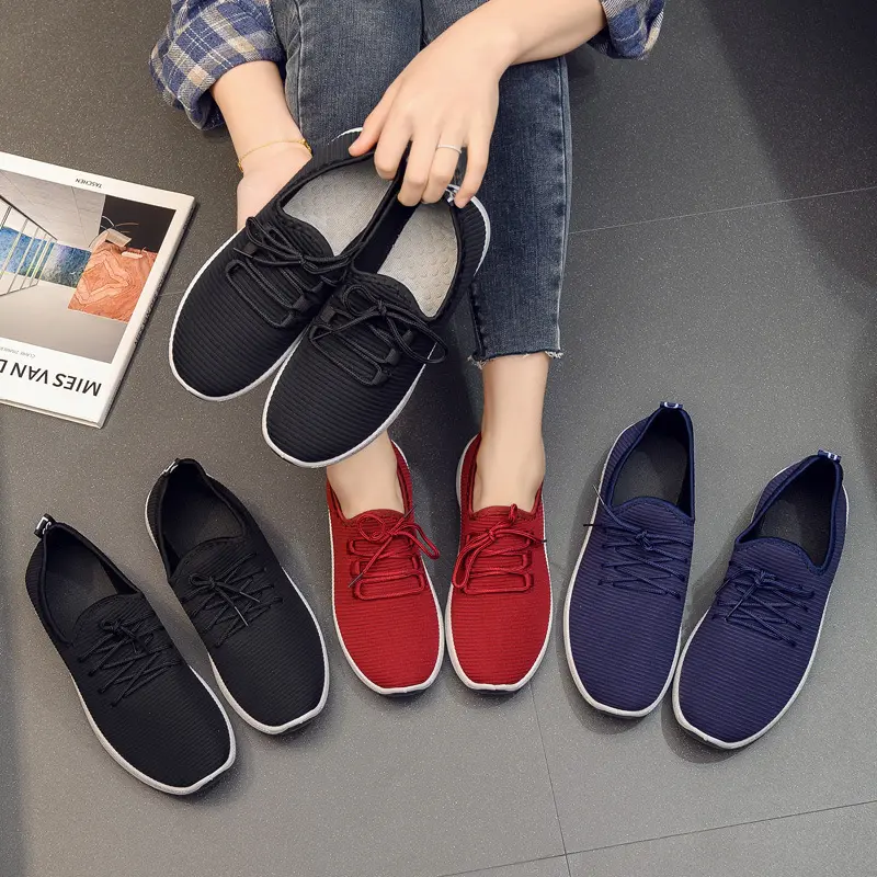New Cloth Shoes Female Walking Shoes Shoes for the Old Couple Leisure Sneaker
