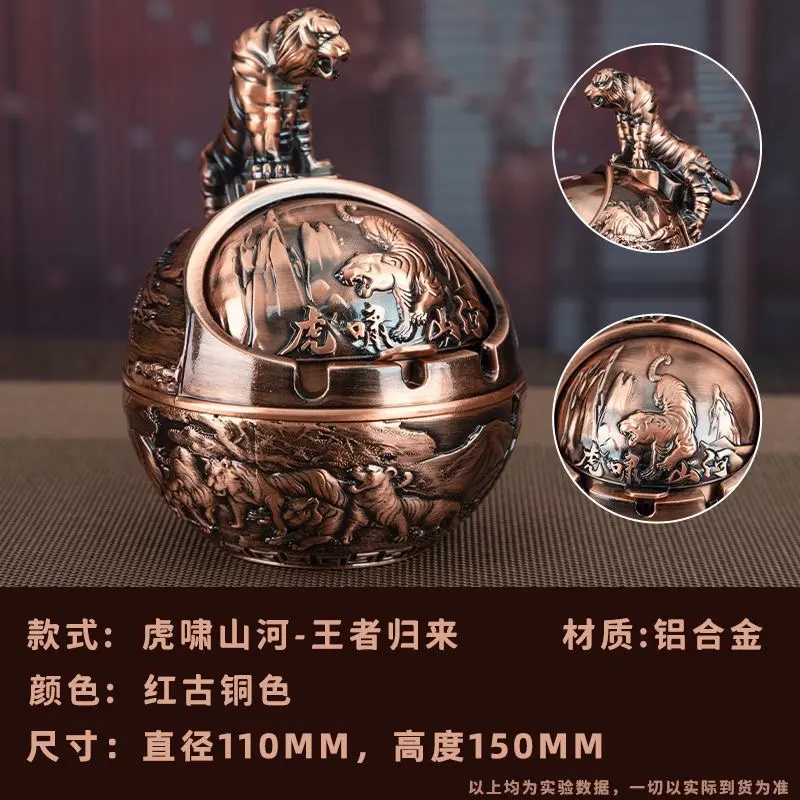 Gạt tàn bằng đồng, có Dragon Ball, Voi, Gia súc, Ngựa Gỗ, đại bàng trang trí, trang trí nội thất, bán lớn 7