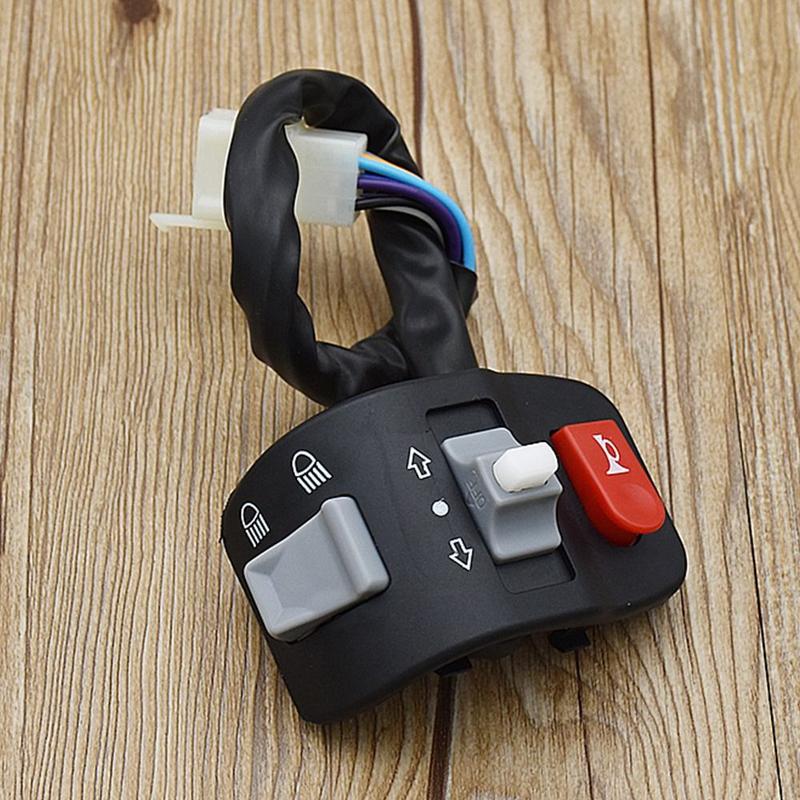 Product Introduction of New LED Light Switch Electric Vehicle Accessories Flash Switch Motorcycle Parts Horn Switch Headlight Handle Switch 13