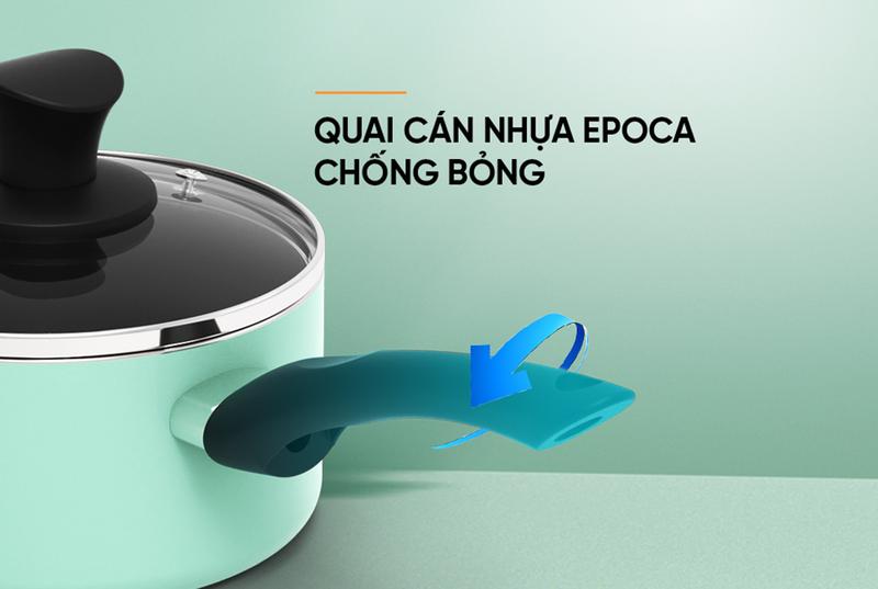 Product Introduction of Quánh chống dính đáy từ Sunhouse SHG-MP16M - Đáy từ - Chống dính 2 lớp an toàn -Tay cầm cách nhiệt, vung kính bền 15