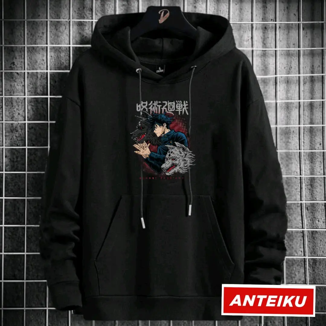 ( PROMO SALE ) HOODIE JUMPER ANIME JUJUTSU KAISEN MEGUMI FUSHIGURO PRIA/WANITA - HOODIE JUMPER MEGUMI FUSHIGURO ALL SIZE M-XXL