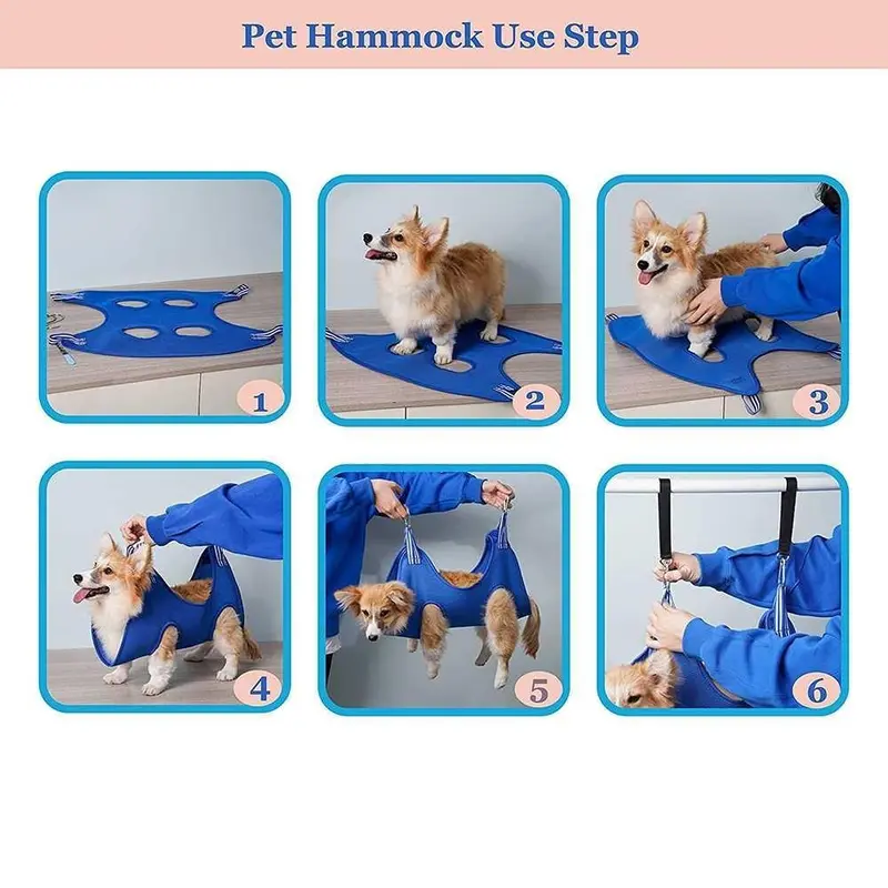 Perawatan Hewan Pet Grooming Hammock Size M Solusi Nyaman untuk Memandikan Anjing dan Kucing Anda 3