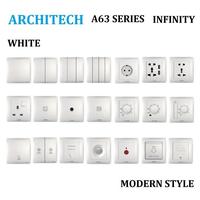 Gambar Architech Infinity A63-K03A White Saklar/Cetekan Triple 3 Gang 1 Arah - 3GANG 1ARAH dari ARCHITECH INDONESIA Kota Administrasi Jakarta Utara 3 Tokopedia