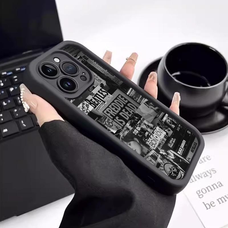 Casing untuk VIVO Y17 X50 Lite Y01 Y02 Y02A Y02t Y03 Y10 Y10 T1 Y11s Y12 Y12a Y12s Y15 Y15s Y15a Y15c Y16 Y17s Y18 Y18e Y19 Y1s Silikon Lembut TPU Stiker Sederhana Pelindung Lensa 5