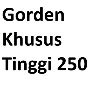 Gordeng Tinggi 250 Gorden Jendela Minimalis Hordeng Pintu Blackout Tirai Pintu Termurah