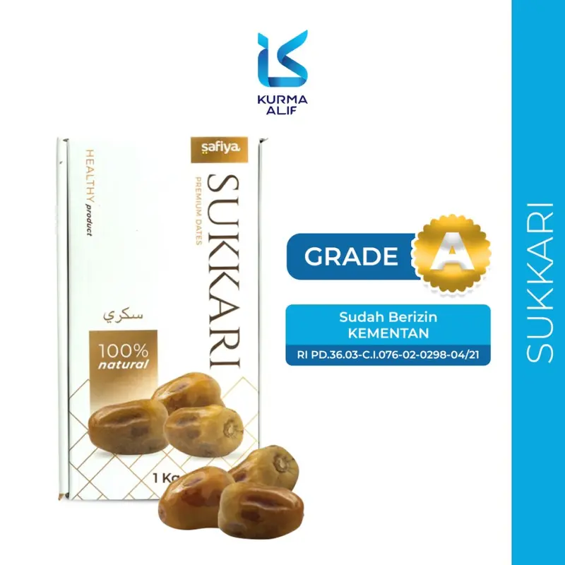 Kurma Sukari Safiya 1 Kg Original 6