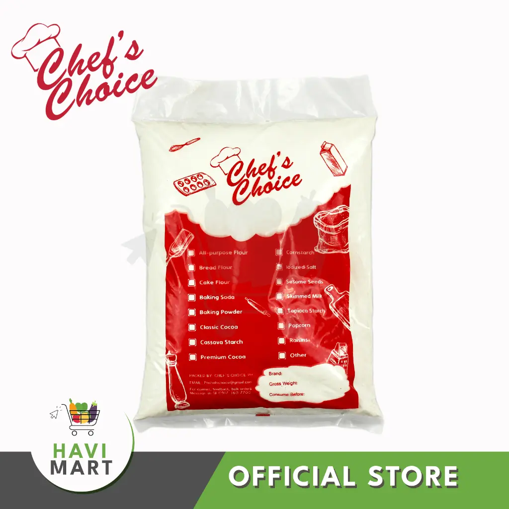 CASSAVA STARCH 1KG (Chef's Choice Baking, Cooking & Frying) Pizza