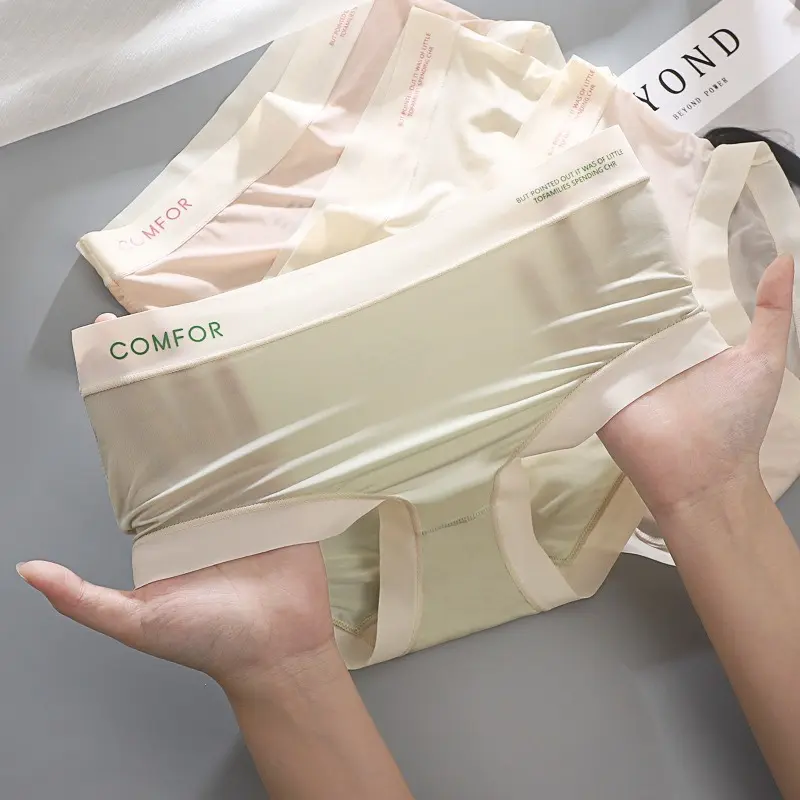 Combo 10 va 5 quần lót nữ lụa băng tàng hình mềm mát form dễ mặc - Nhung
