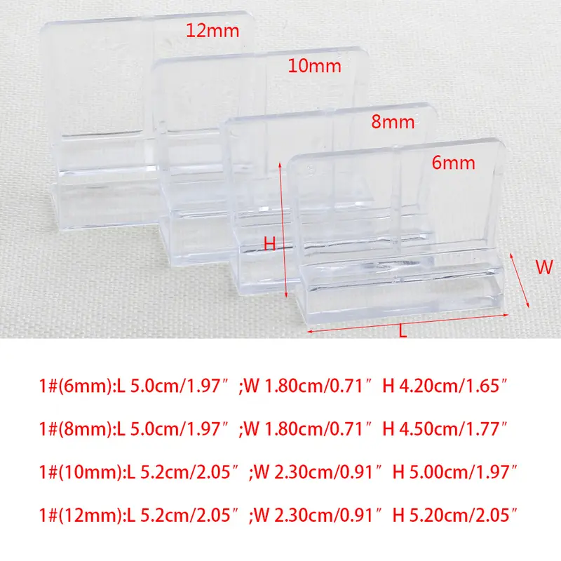 JING-Nắp Kính Bể Cá, Kẹp Acrylic, Nắp Thông Dụng, Kẹp Bể Cá Không Vành 3