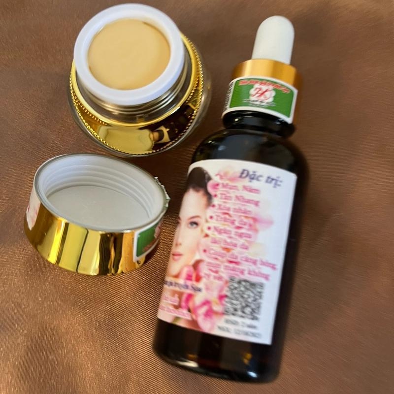 1 combo hổ trợ giảm nám dành cho da mỏng  Da nhạy cảm 0