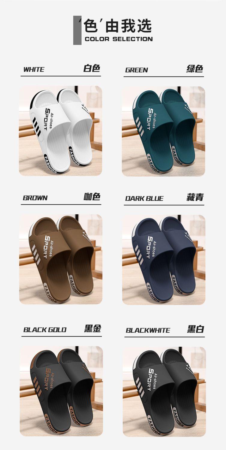 Product Introduction of Selipar Musim Panas, Untuk Lelaki, Rumah Dalaman, Bilik Mandi, Tapak Tebal, Tidak Licin, Selesa, Boleh Dipakai Di Luar, Sandal Lelaki, 2024 9