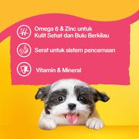 Gambar Pedigree Makanan Anak Anjing Basah Pouch rasa Beef Egg & Veg 80 gr - Isi 48 pedigree  puppy makanan  anak - Beef Egg & Veg dari Whiskas Indonesia Kota Tangerang 4 Tokopedia