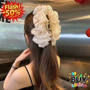 กิ๊บติดผมขนาดใหญ่ ดีไซน์ประณีต สำหรับผู้หญิง กิ๊บหนีบผ้าเรียบหรู สำหรับด้านหลังศีรษะ สไตล์ Updo กิ๊บหนีบผมฉลาม ระดับไฮเอนด์ สีเบจ สวยๆ กิ๊บติดผม