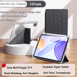 New 3+Y Fold Tablet Case with Pencil Slot Solid Color Case For Samsung A9+ / S9 /S10 11" S10 FE /S9 FE 10.9" S9 FE / S9 Plus / S10+12.4" S10 FE+ 13.1"