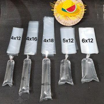 Bán lẻ 100 gam ( 1 lạng) túi bóng làm kem túi, sữa chua chọn size