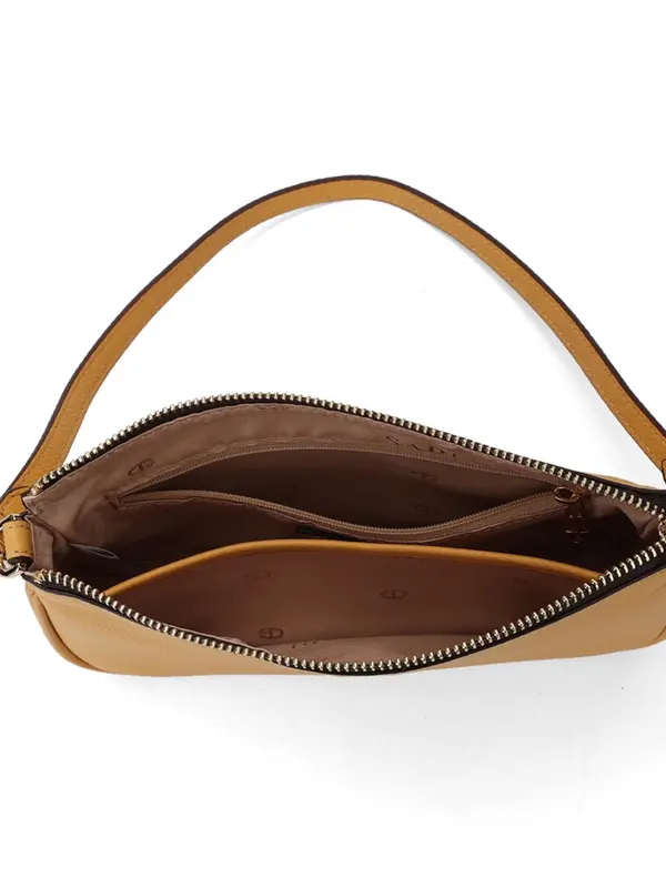 Women's Solid Color Shoulder Bag, Fashionable Cowhide Crossbody Bag for Daily Used, Casual Trendy Versatile High-quality Daily Commuting Bag 4