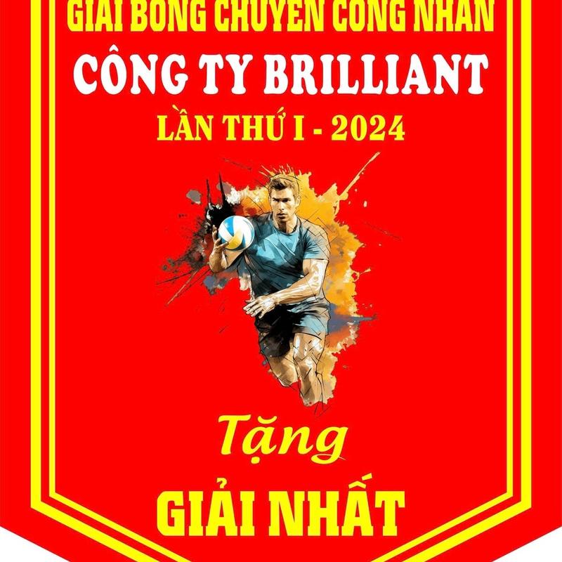 Cờ lưu niệm-cờ giải in theo yêu cầu ạ 1