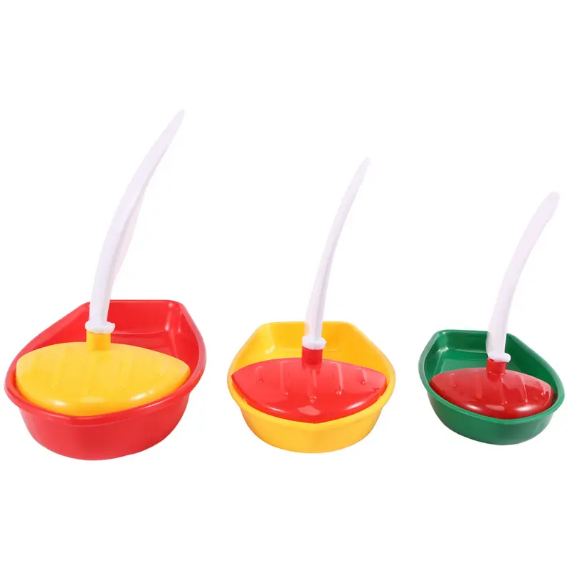 Thuyền Tắm Bằng Nhựa Cho Trẻ Em, 3 Cái, Thuyền Buồm, Đồ Chơi Bồn Tắm, Thuyền Buồm, Đồ Chơi Trẻ Em (Nhiều Màu, Cỡ Nhỏ + Trung + Lớn) 2