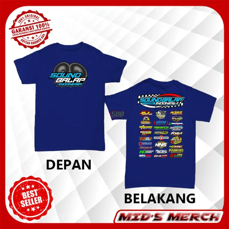 MM - Baju KAOS ANAK SOUND SYSTEM SOUND BALAP INDONESIA Audio Horeg Anak 1-14 Tahun Laki Premium Distro Katun | Cotton Combed 30s 8