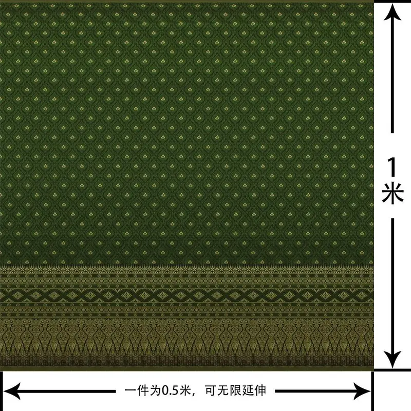 Vải Quần Áo Vải Jacquard, Phong Cách Dân Tộc Đông Nam Á, Myanmar Và Thái Lan, Váy Thẳng Và Váy Ngắn, Vải Một Mảnh Bàn Tay Giày 4