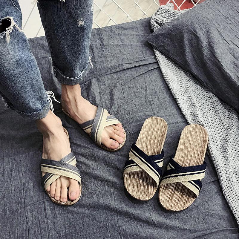 Product Introduction of [Có sẵn đủ size] Dép cói quai chéo cho NAM, mang nhà, đi làm, đi biển, dạo phố 38