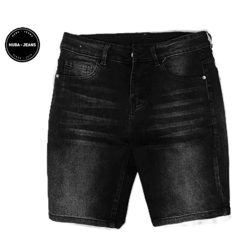  Quần jean nam sọt wash ĐEN HUBA-JEANS form slimfit không xù lông không ra màu thấm hút mồ hôi có túi quần purple - Kem Menswear Pants Denim quần vladak quầnbiker mikenco slim  fit  jeans 