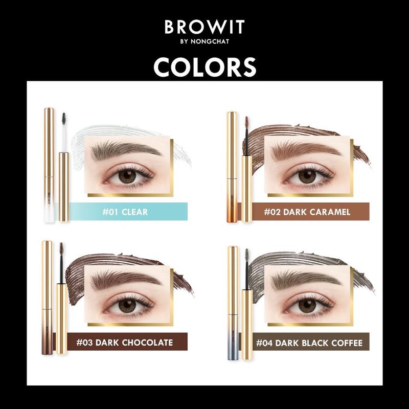Browit - Mascara định hình chân mày giúp gương mặt thu hút - Setting Eyebrow Mascara Nongchat 1