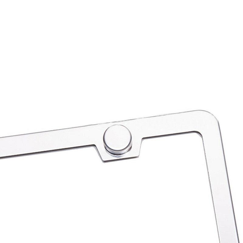 Product Introduction of Khung Biển Số Ô Tô Xe Tải Bằng Thép Không Gỉ, Ca Mỹ 1X, Có Mũ Vít 26
