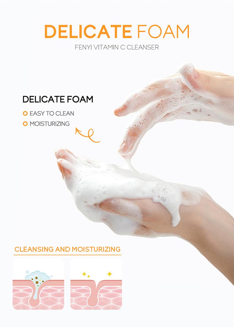 Product Introduction of Facial Cleanser Deep Cleansing, Moisturizing, Blackhead Removing and Skin Care Foam Wash Face 50g 12