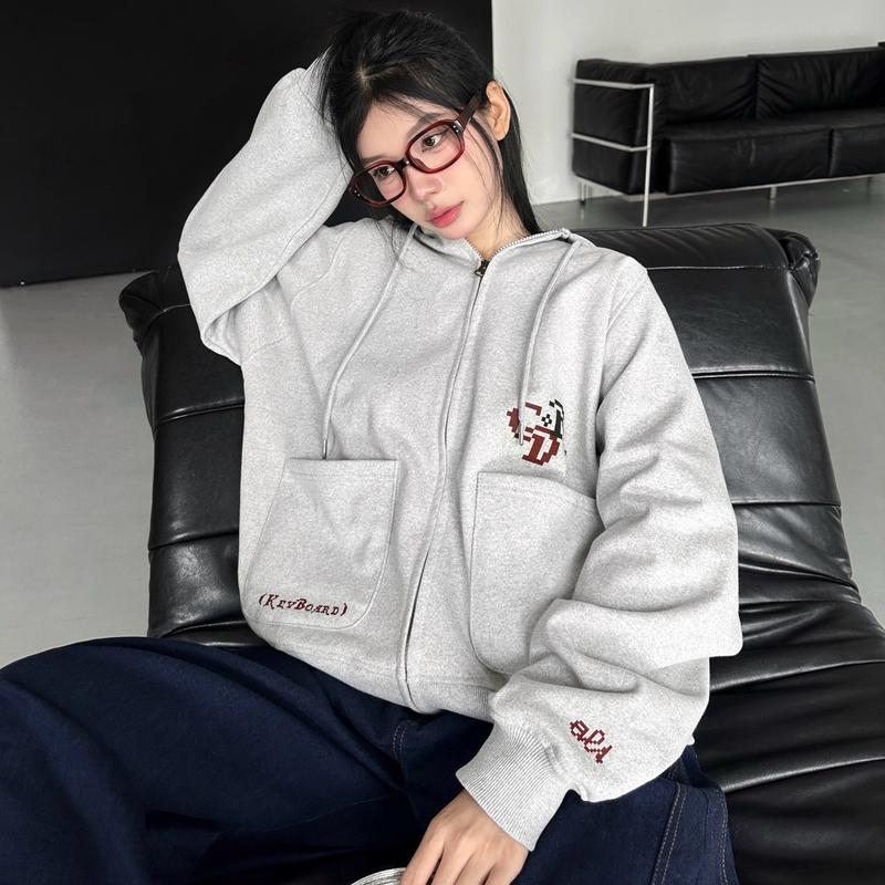 Áo Hoodie Zip Keyboard Cinder Local Brand Menswear Dài Tay Tay Dài
