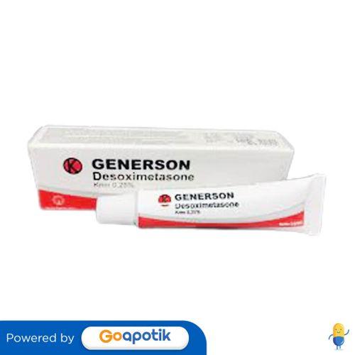 Gambar GENERSON 0.25% CREAM 5 GRAM TUBE dari Apotek Lany Farma's by GoA Kab. Jember Tokopedia