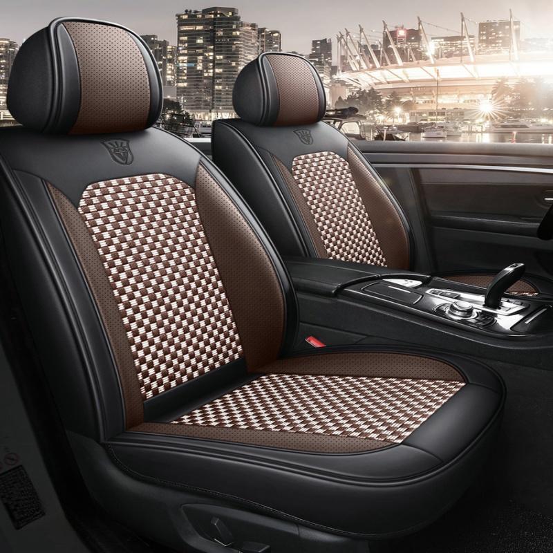 Car Front Seat Cover, Faux Fur Car Seat Protector, Comfortable Breathable Car Seat Protective Cover, Universal Car Interior Accessories for Most Cars 4
