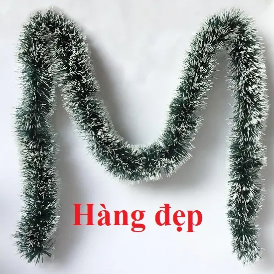 Dây đuôi chồn trang trí Noel - giáng sinh , Lễ Têt, kích thước dài 2m dày 9cm, HÀNG ĐẸP, ĐƯỢC ĐỰNG RIÊNG TRONG TÚI. trái  châu