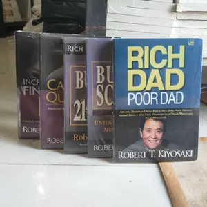 Buku Rich Dad Poor Dad - Cashflow Quadrant - Financial IQ - The Business School - The Business Of The 21 Century - Kiyosaki Best Seller