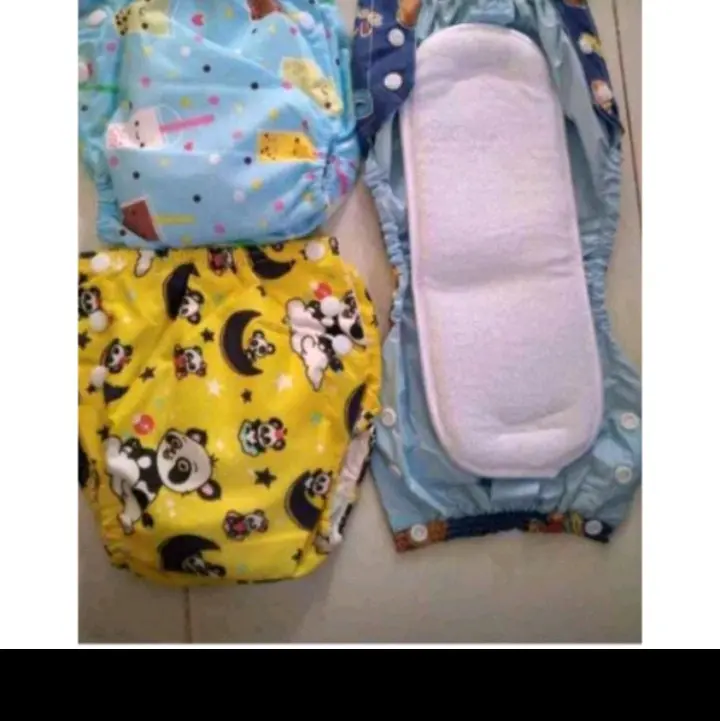 clody bayi isi 5 pcs  /popok bayi cuci ulang Bayi, /clody snap pingir Diaper