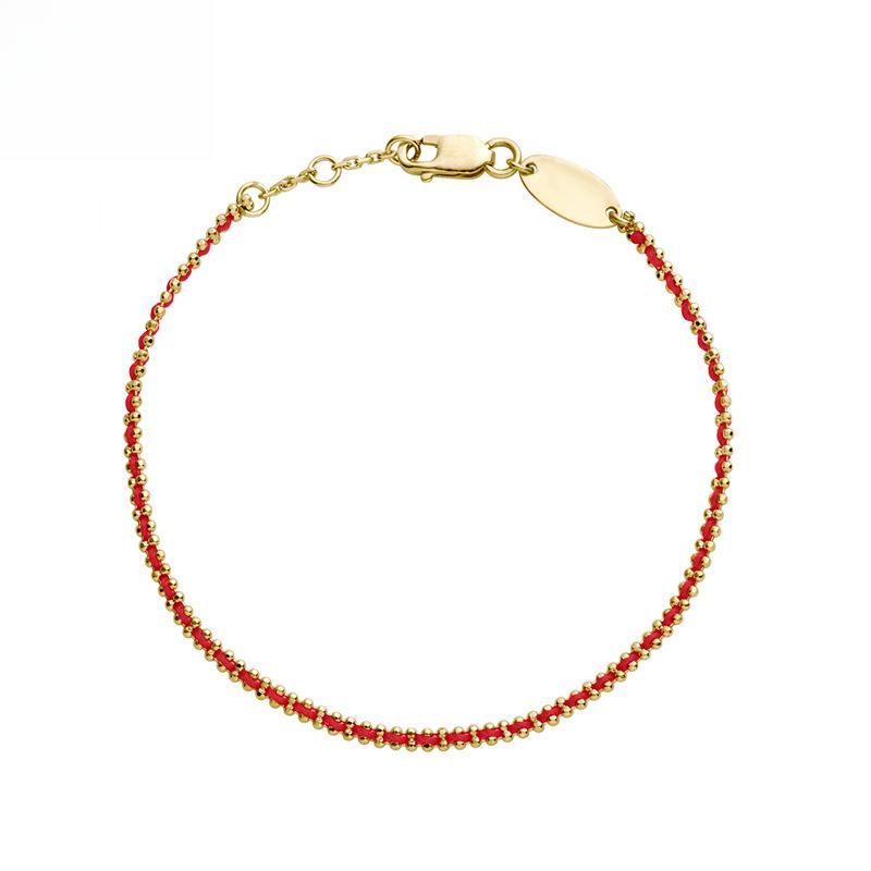 Red rope hand bracelet, high grade weaving, high fiber weaving ...